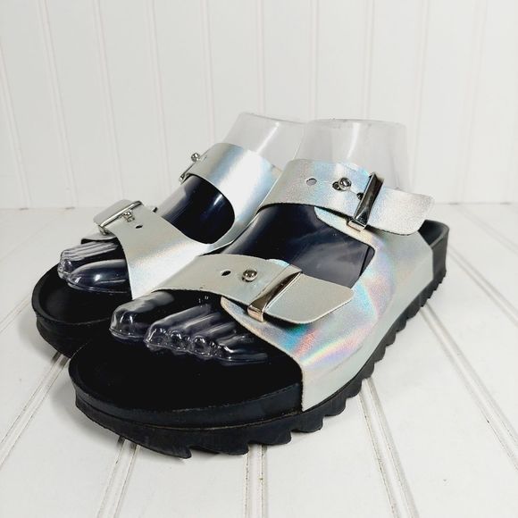 Steve Madden Buckle Slide Sandal - Picture 2 of 11